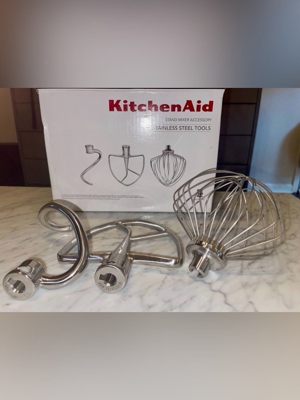 KitchenAid Stainless Steel Tools for Stand Mixer